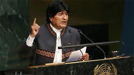 El presidente de Bolivia, Evo Morales, en la ONU Evo Morales dice que ’tarde o temprano’ Bolivia recuperará su acceso al mar